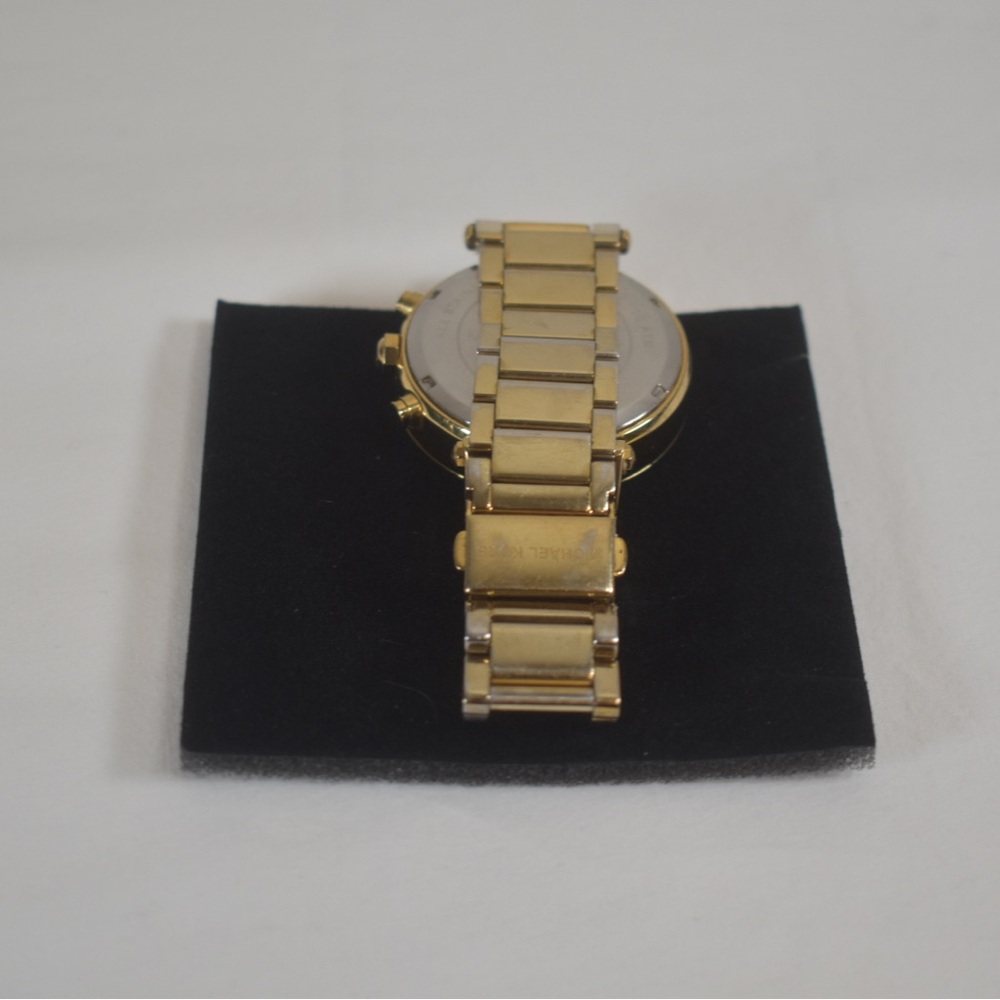 Michael Kors Parker Yellow Dial Stainless Steel Ladies Watch MK5354 - Picture 14 of 15